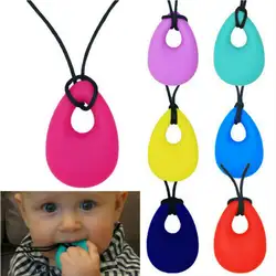 2019 аксессуары для кормления младенцев Детские Chewy ожерелье против аутизма ADHD кусающие сенсорные жевательные игрушки твердая соска уход