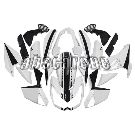 Полные Обтекатели для Kawasaki Z1000 2007 2008 2009 Z1000 07 08 09 ABS пластик кузова мотоцикла черный белый Панели Наборы