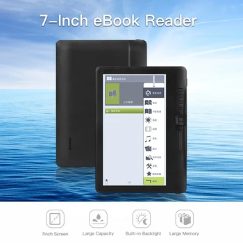 

BK7019 Portable e-Book Reader 8GB/16GB 7inch Multifunction E-Reader Backlight Color LCD Display Screen Easy To Handle