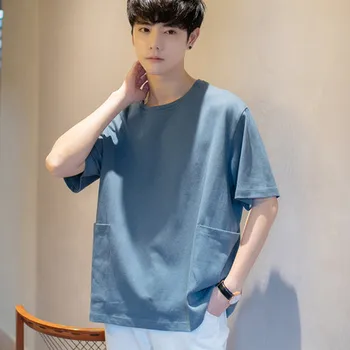 

Men's casual short-sleeved t-shirt wild clothes tide 7929