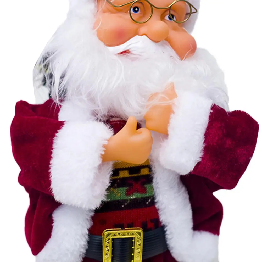 Рождественская электрическая форма Санта-Клауса музыкальные куклы забавная форма Санта-Клауса игрушки украшения Рождественские инновационные Украшения Большая распродажа
