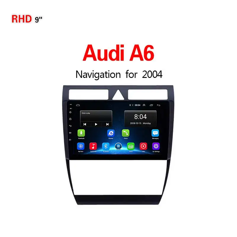 4G2G32G Lionet gps навигация для автомобиля Audi A6 2004 9 дюймов RA2004X - Размер экрана, дюймов: 4G2G32G