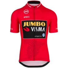 pro team jumbo visma VUELTA, красная велосипедная майка, дышащая, MTB, быстросохнущая велосипедная одежда, Ropa ciclismo, только