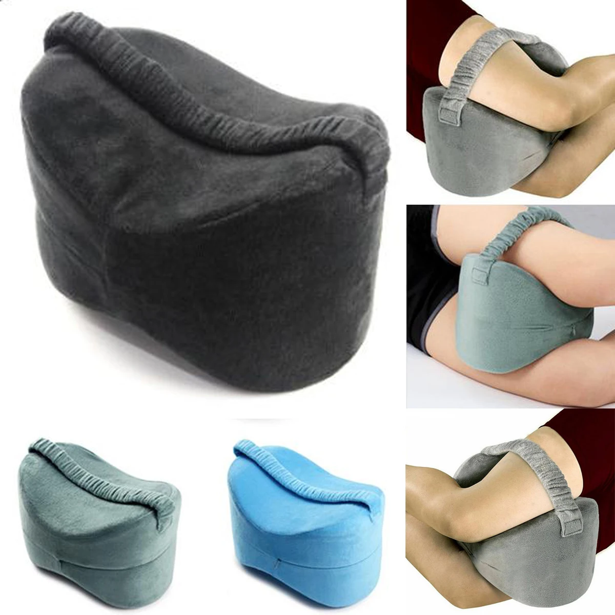 Новая подушка для коленей из пеноматериала «Asy» для облегчения боли в спине, боли в ногах, бедрах и суставах с моющейся крышкой