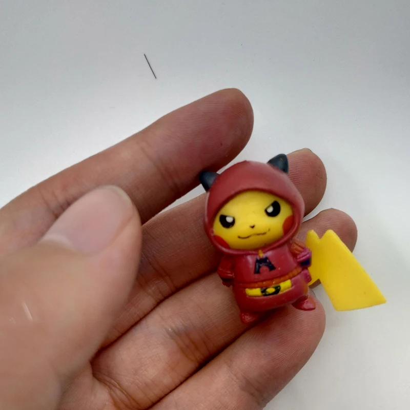 Стиль 7 шт./компл. 3-3,5 см принт мульташной Минни Pikachued рисунок Pokemoned цифры мультфильм ПВХ Фигурки игрушки для детей
