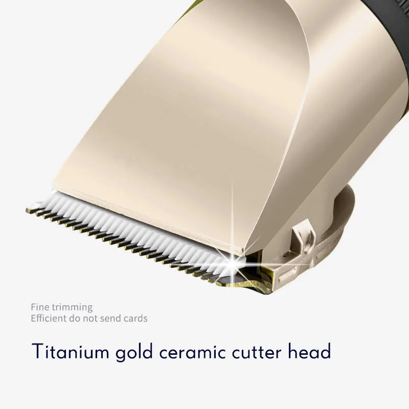 Quick Charge Hair Clipper for Men Fine Turning Electric Trimmer Professional Barber Tools 2 Hours U