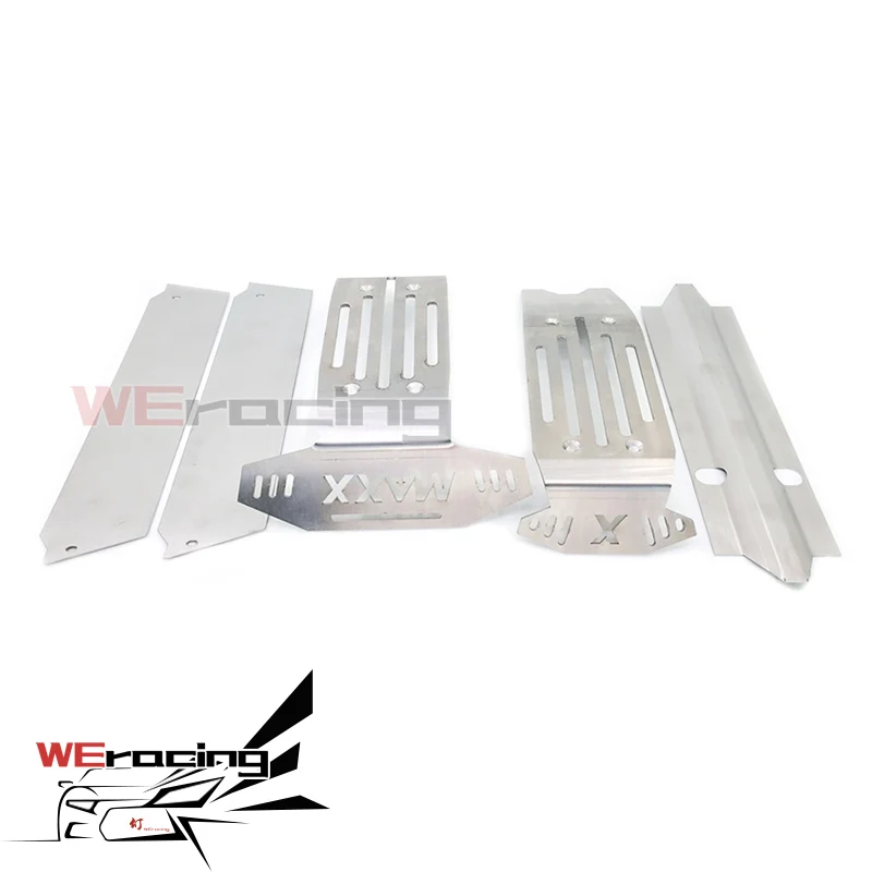 15 Traxxas Xmaxx Upgrade Stainless Steel Skid Plate Kit Chassis Armor