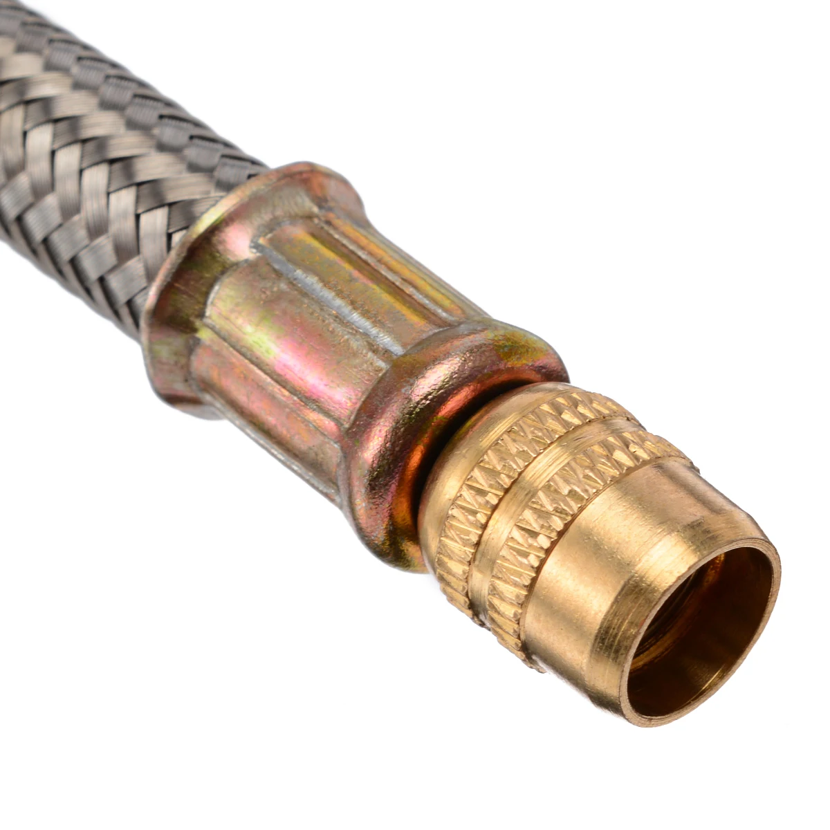 1PC Truck Car Flexible Braided Stainless Steel Tyre Tire Valve Stem Extension Adapter Tire Inflatable Accessories