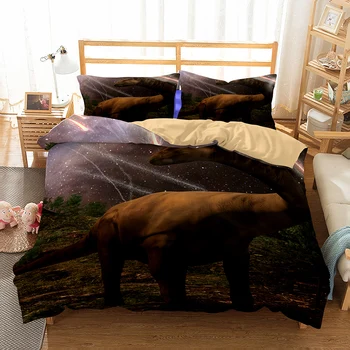 

BEST.WENSD 2019 Duvet cover sets Animal Full size bedding bed comforter EU Twin 135x200 US EU AU Double Single size bed covet