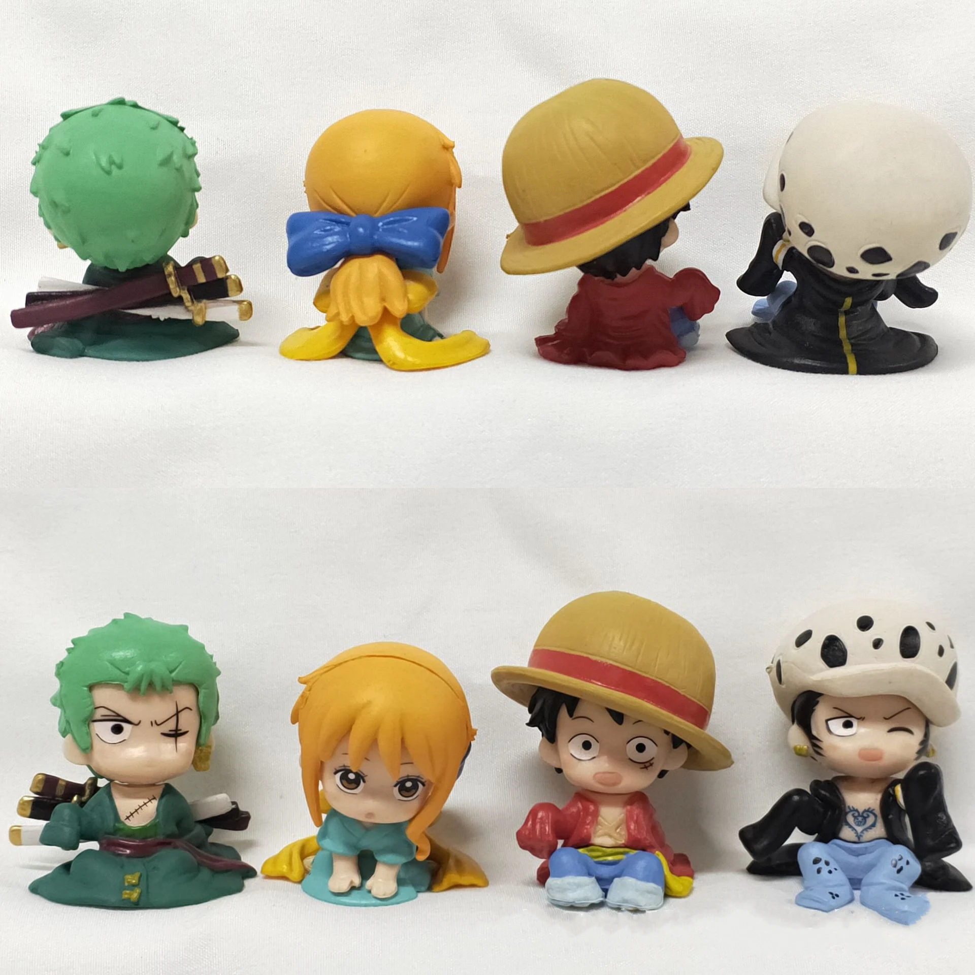 Takara tomy um pedaço macaco d luffy zoro sanji usopp blocos tijolo pixel  arte decoração diy brinquedos crianças presentes de aniversário natal -  AliExpress