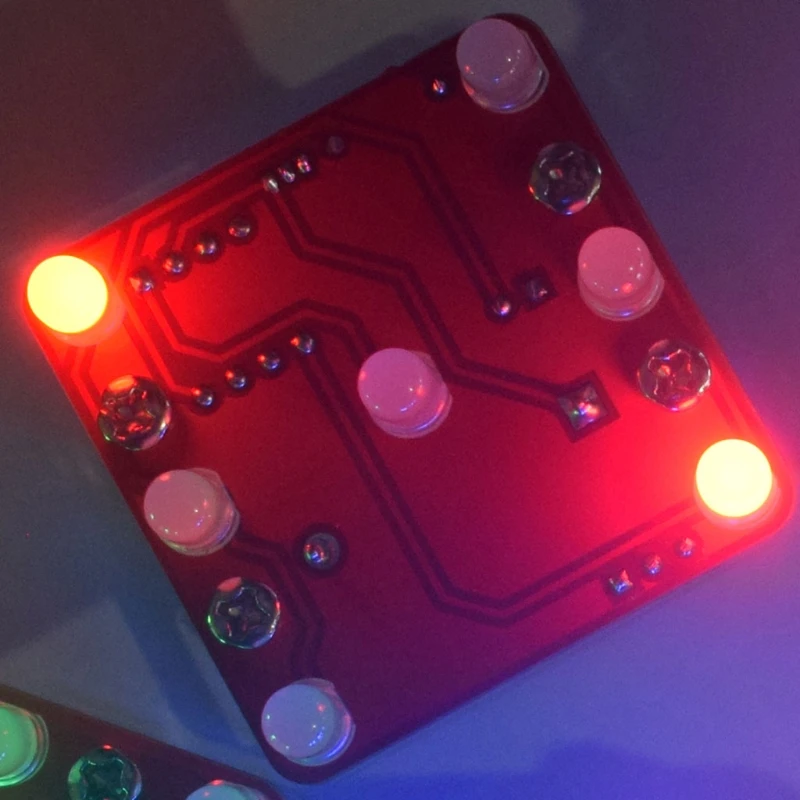 

DIY Swing Shaking LED Dice Kit With Small Vibration Motor Diy Electronic Kits