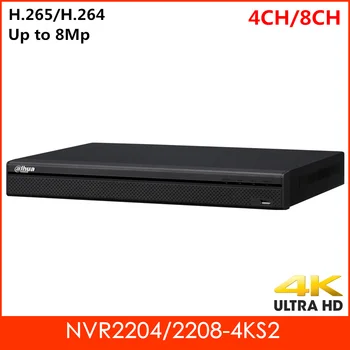 

Dahua Lite Series 2 HDD 4k NVR recorder 4ch NVR2204-4KS2 8ch NVR2208-4KS2 H.265 Network Video Recorder for IP Cameras Recorder