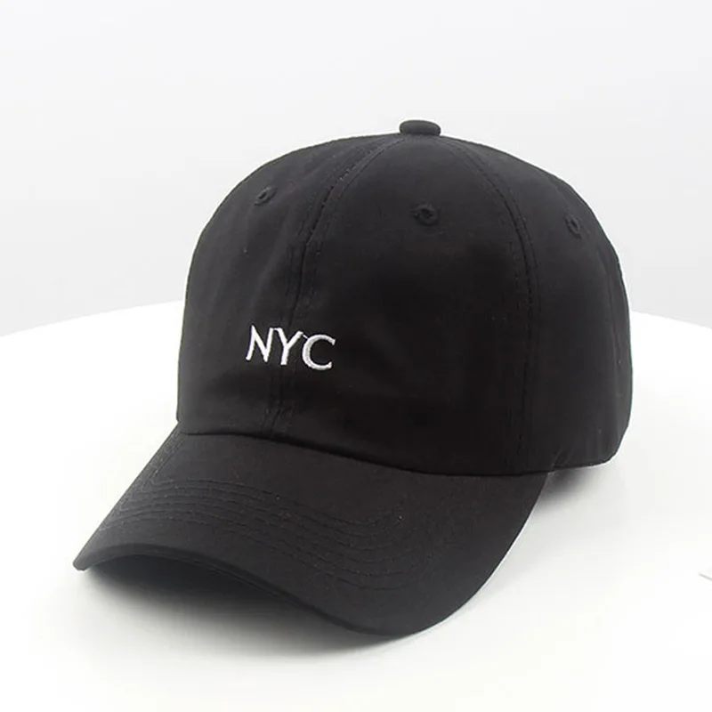 

Spring And Summer New Style Lettered NYC Embroidered Baseball Cap Korean-style Long Strap Outdoor Sun-resistant College Style Br