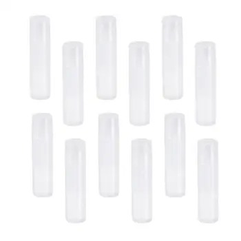 

100pcs/50pcs Lip Balm Tube Cosmetic Refillable Bottles DIY Empty Tube Chapstick Container With Caps Lipstick Storage Tube