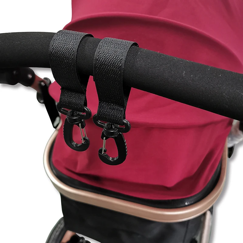 

2pcs Safety Stroller Accessory Hooks Wheelchair Stroller Pram Bag Hook Baby Strollers Shopping Bag Clip Car hook baby