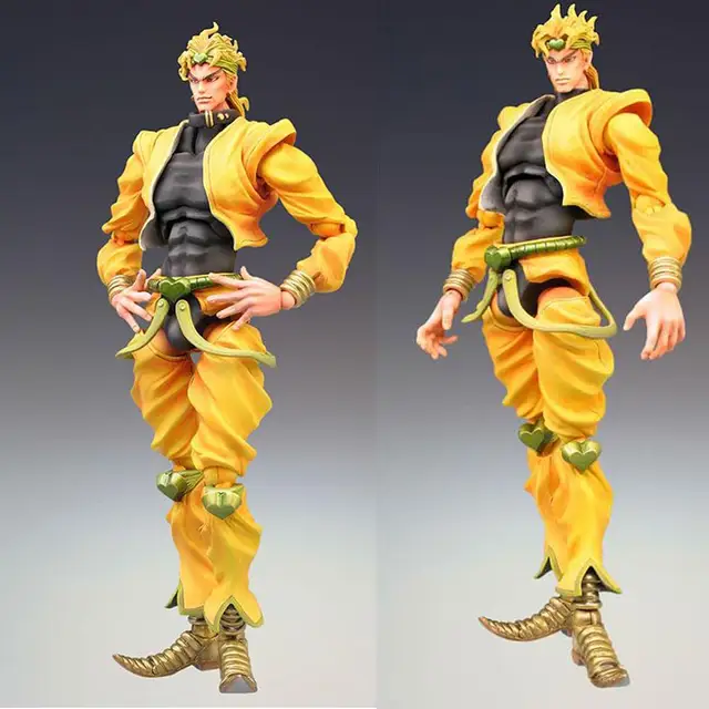 Anime JoJos Bizarre Adventure Diavolo Bruno Bucciarati DIO Giorno Giovanna Leone Abbacchio Kujo Jotaro Movable Action Figure Toy 2