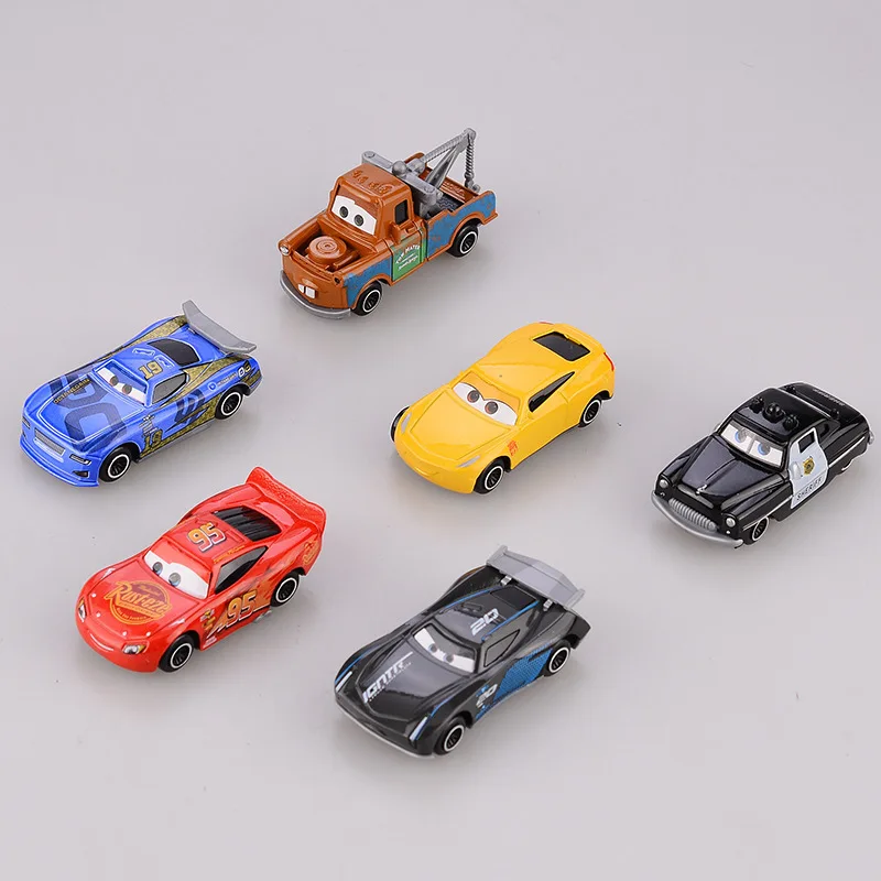 

Gift Box Race Car General Mobilization Alloy Toy Car Black Storm Lightning McQueen Jackson Cool Sister Set Car