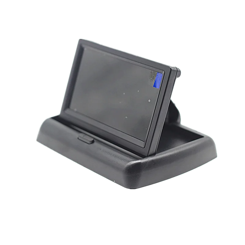 Складной 4,3 дюймовый TFT lcd Автомобильный Монитор мини-дисплей автомобильная парковочная система заднего вида ночного видения заднего вида