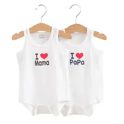Body en pur coton pour nouveau né, barboteuse sans manches pour bébé, vêtements d'été doux pour garçons et filles de 0 à 12 mois, 2 pièces/lot 