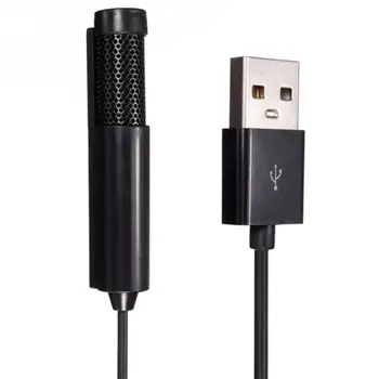 

Portable USB Microphone Microfone Mini Clip-on Omni-Directional Stereo USB Mic Microphone For PC Computer
