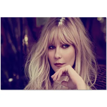 

New Arrival Kirsten Dunst Canvas Poster Wall Art Painting Nordic Satin Posters Prints Modern Home Decoration