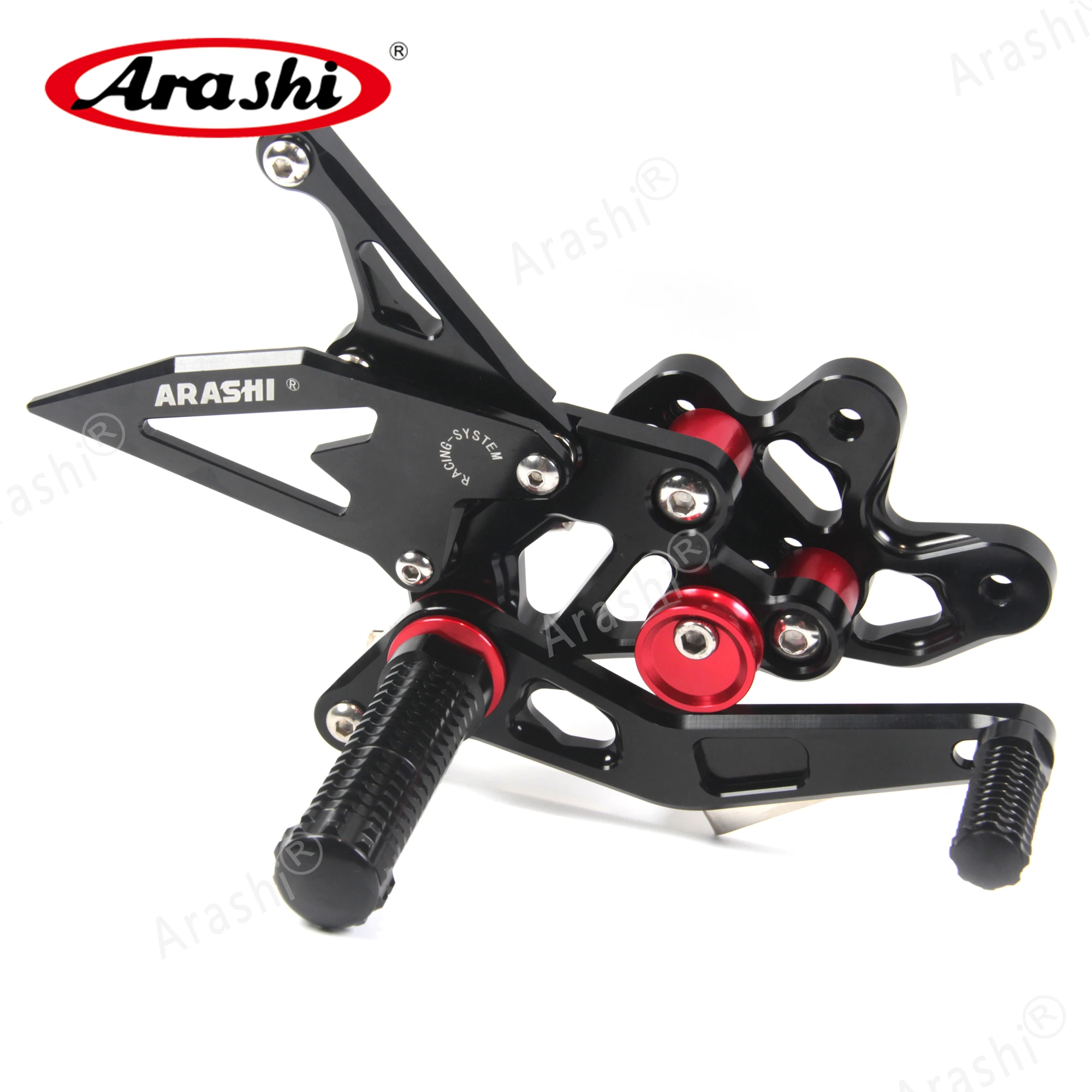 Arashi GSX-R 600 2006-2010 CNC Регулируемые подножки Rider Rearset подножки для SUZUKI GSXR600 GSX600R 2008 2009