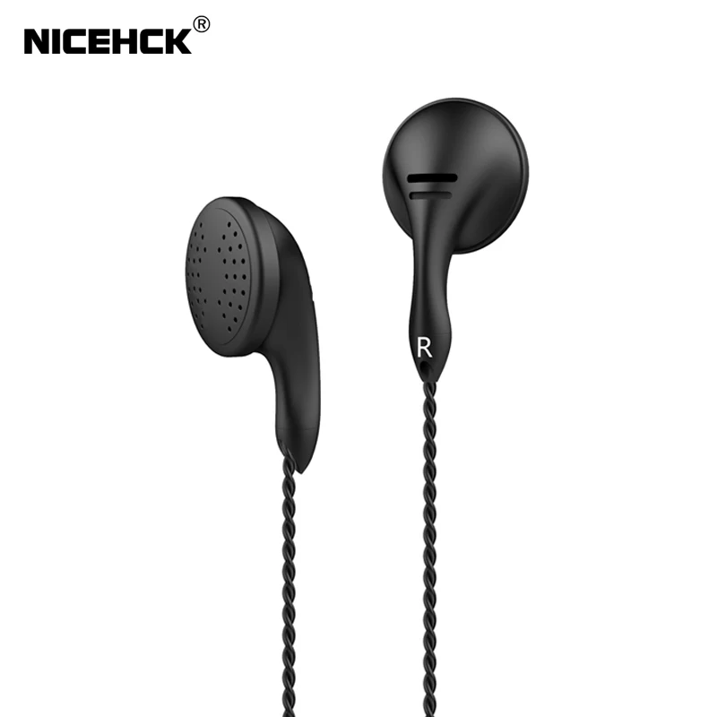 NICEHCK B40 3.5mm HIFI Earbud Headphone Dynamic Driver Unit Bass Earphone 32ohms ME80/EBX/EB2 VIDO PK1 PK2 PK3 SR2 BK Microphone |