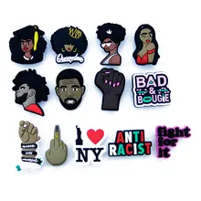 Jibbitz – jolies chaussures en PVC pour enfant et femme, 1 pièce, accessoires, Crocs, cadeaux de noël et de fête 