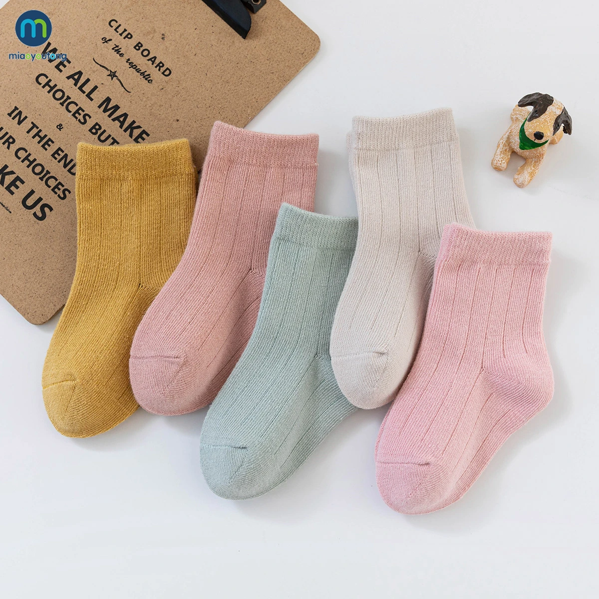 Cotton Socks 5 Pairs Baby Kids Socks Autumn Winter Cotton Striped Socks Warm Toddler Boy Girls Floor Children Clothing