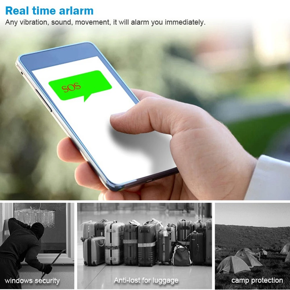 MIini персональный gps-трекер 80 дней power Bank светодиодный фонарик Голосовая сигнализация Localizador gps для проводника Магнитная сигнализация Aensor