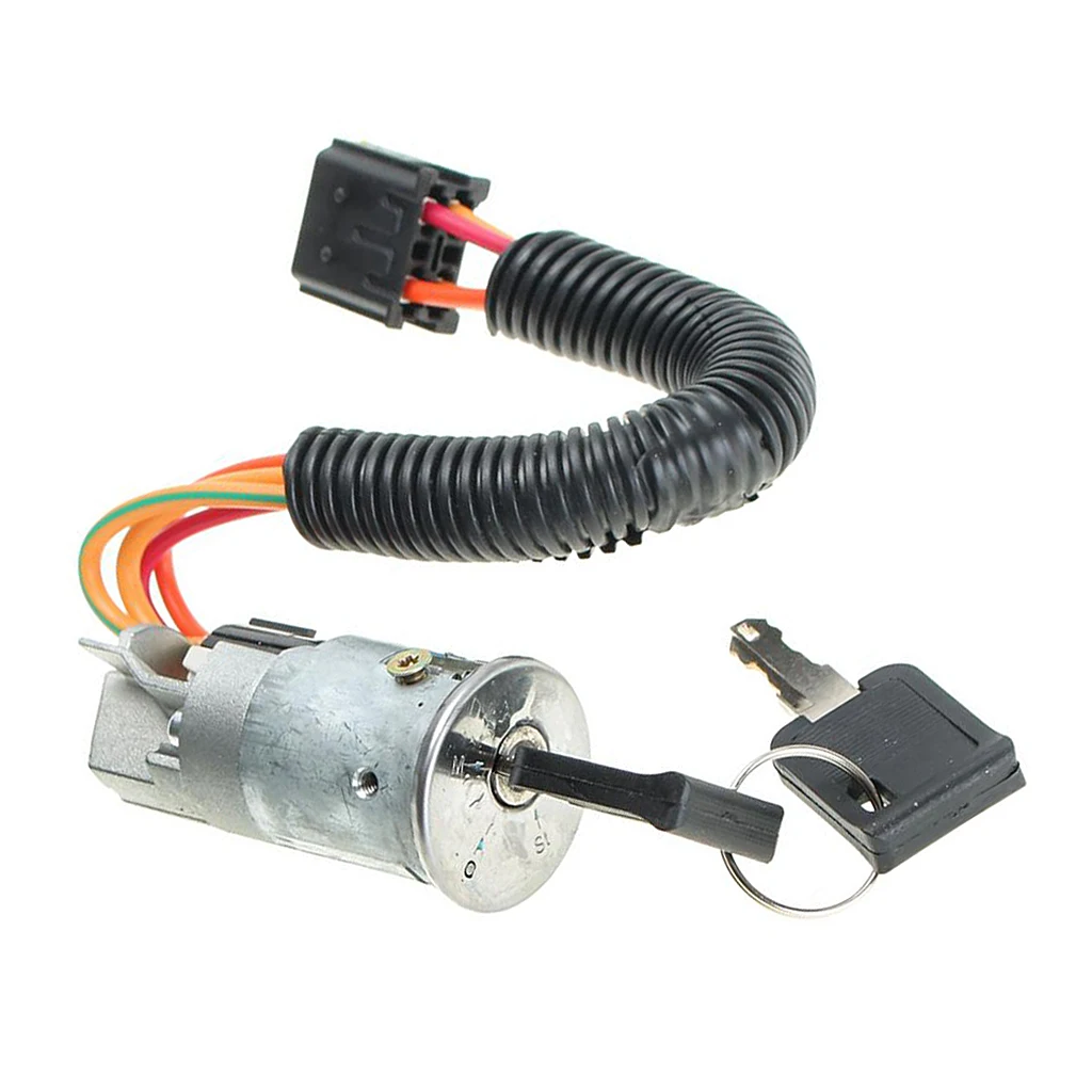 Ignition Key Switch Lock Cylinder with 2 Keys For    Clio Megane Scenic