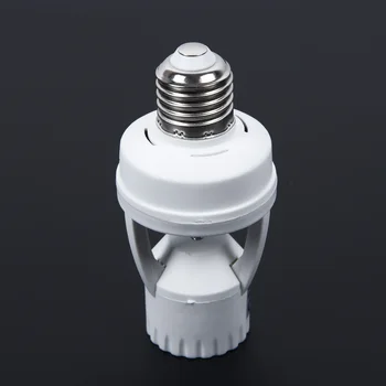 

2019 E27 LED Lamp Bulb Holder Light Socket Switch Infrared PIR Motion Sensor ~