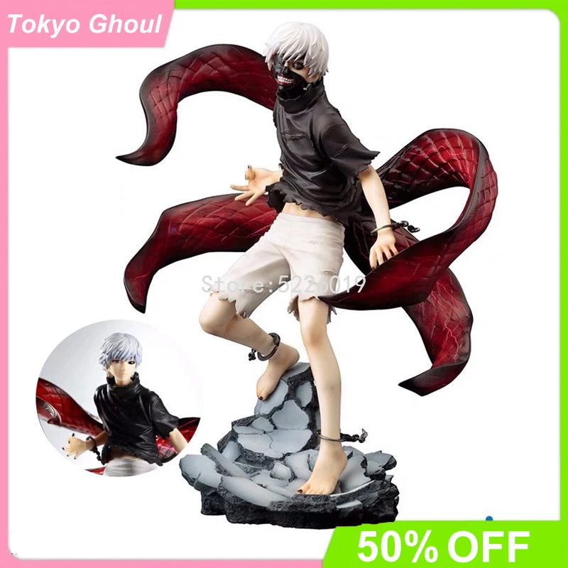 22cm Tokyo Ghoul Anime Figure Two Heads Awakening Kaneki Ken Action Touka Kirishima Figurine Model Doll Toys | Игрушки и хобби