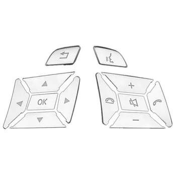 

Steering Wheel Button Switch Trim Cover Sticker For Mercedes Benz A B C E Ml Gl Cla Gla Glk Sl Slk Class W176 W246 W212 W204