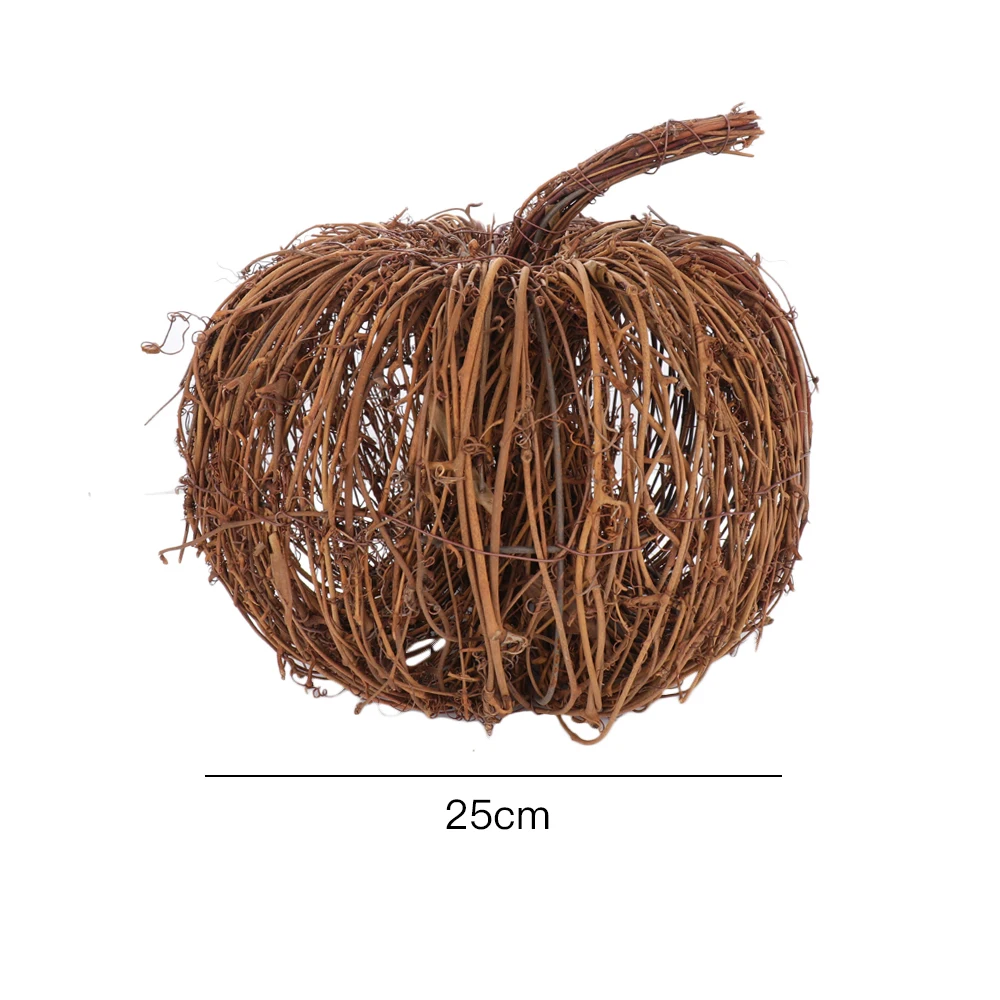 Retro Autumn Home Accents Harvest Festival Party Decorations Natural Dried Rattan Pumpkins Handmade Pumpkin Fall Decors Retro Autumn Home Accents Harvest Festival Party Decorations Natural Dried Rattan Pumpkins Handmade Pumpkin Fall Decors