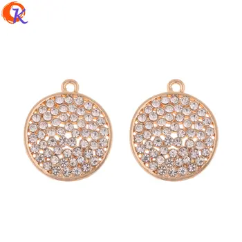 

Cordial Design 50Pcs 19*23MM Jewelry Accessories/Rhinestone Earrings Parts/Round SHape/DIY Making/Hand Made/Earring Findings