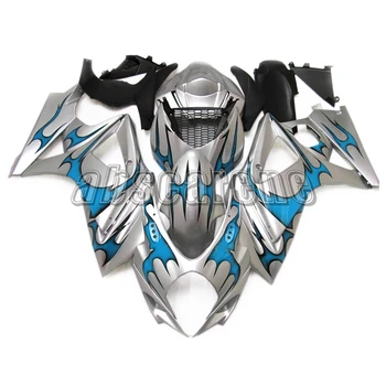 

Complete Fairings for Suzuki GSXR1000 K7 2007 2008 GSXR 1000 K7 07 08 Injection ABS Plastic Cowlings Blue Silver Panels Bodywork