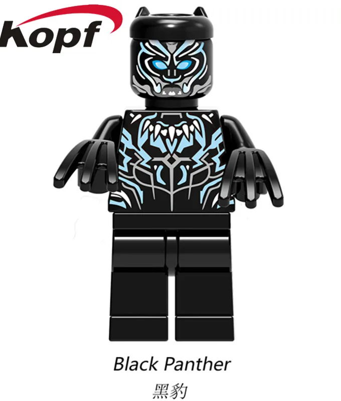 Одна распродажа, Супер герои, Черная пантера, Erik Killmonger Deathstroke, куклы, строительные блоки, рождественский подарок, игрушки для детей XH 799