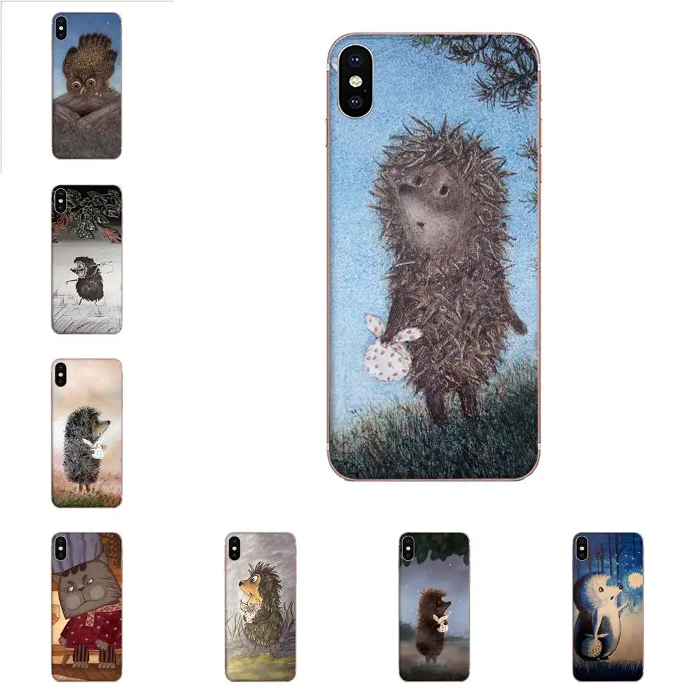 Back Cases Protective Hedgehog in the Fog For Huawei Honor 4C 5A 5C 5X 6 6A 6X 7 7A 7C 7X 8 8C 8S 9 10 10i 20 20i Lite Pro | Мобильные