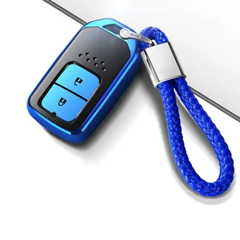 

2 button TPU ABS key Fob case Car Smart Remote Key Cover Shell For Honda Civic Crv Accord Pilot 2015 2016 2017 2018 Accessories