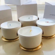 Perfume Candle Fragrance 220g Dehors II Neige Feuilles d'Or lle Blanche L'Air du Jardin Romantic Aromatherapy High Quality
