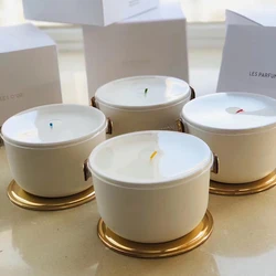 Perfume Candle Fragrance 220g Dehors II Neige Feuilles d'Or lle Blanche L'Air du Jardin Romantic Aromatherapy High Quality