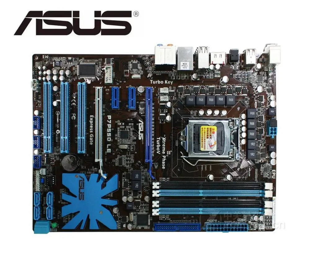 Материнская плата ASUS P7P55D LE LGA 1156 DDR3 USB2.0 I3 I5 I7 процессор 16 Гб P55 десктопная