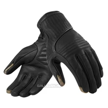 Черные кожаные перчатки для езды на мотоцикле, скутере, мотокроссе, горном велосипеде, мотоперчатки