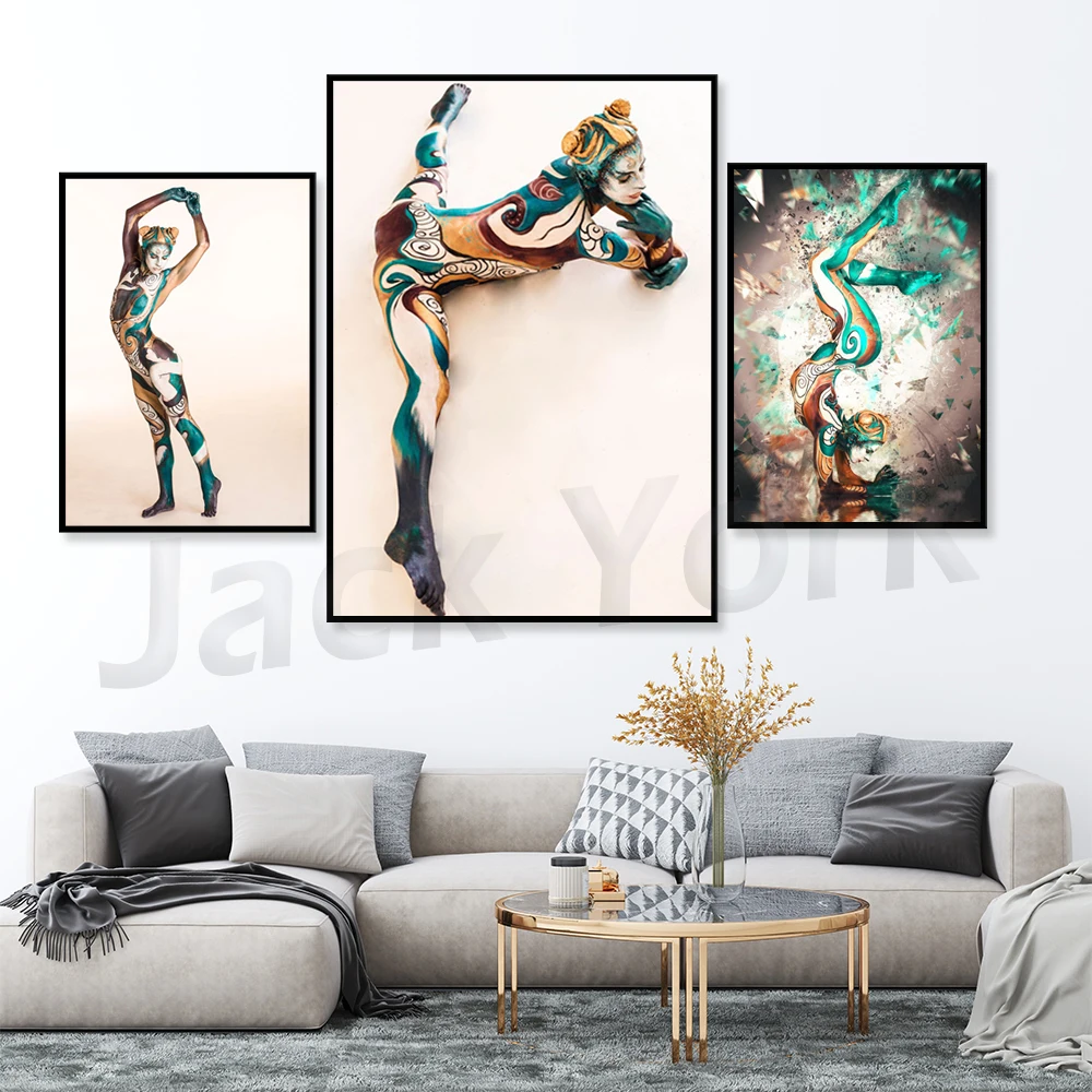 

Yoga Gifts Pictures Wall Art Canvas Painting Prints Funny Posters For Living Room Bedroom Office Decoration