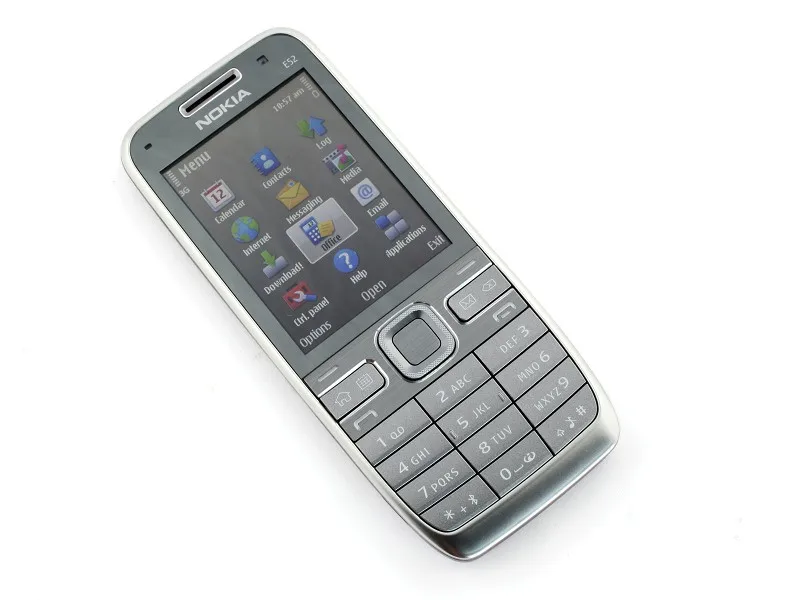 Nokia E52 GSM смартфоны wifi Bluetooth gps 3.2MP Поддержка Русская и арабская клавиатура разблокированный мобильный телефон