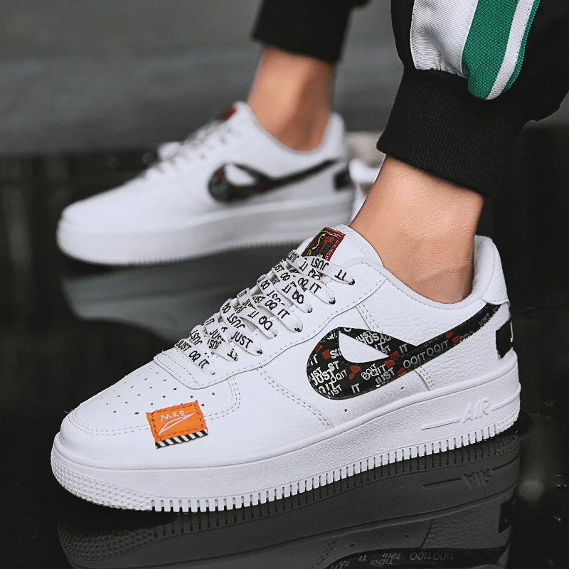 

Hot Sale Men Shoes Fashion Vulcanized Shoes Breathable Sneakers Leather Platform Casual Shoes Male Basket Zapatillas Hombre 2019