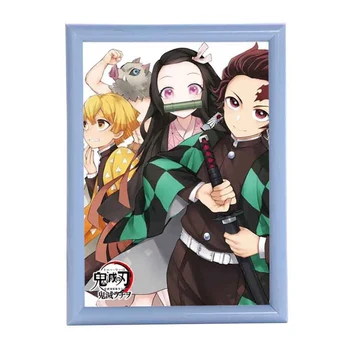 

DIY Anime Demon Blade Paper Card Funny Puzzle with Plastic Frame Unique Birthday Gift For Best Friends