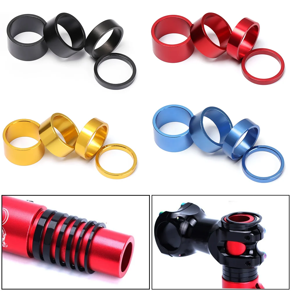 Aluminum Alloy Headset Stem Spacer Fork Washer Cap For Road Bike Accessories