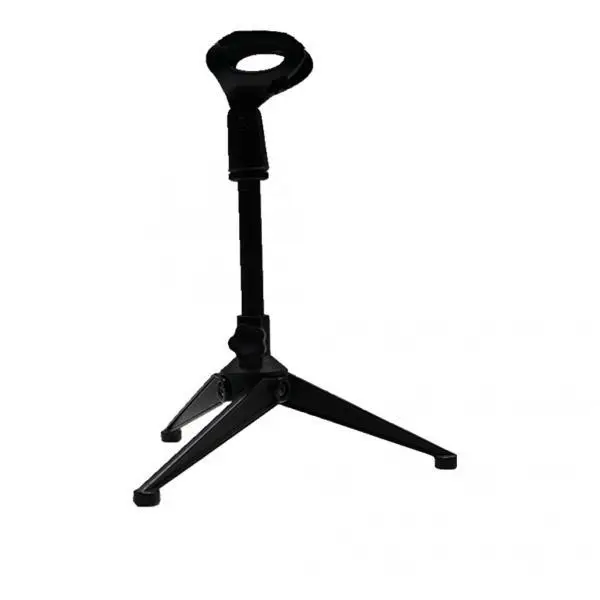 

Adjustable Tripod Desktop Table Mic Microphone Clip Holder Stand Black